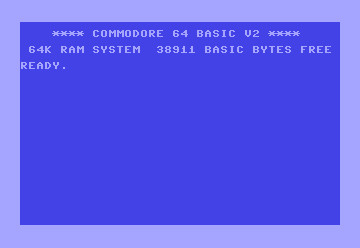 Commodore 64 startup screen